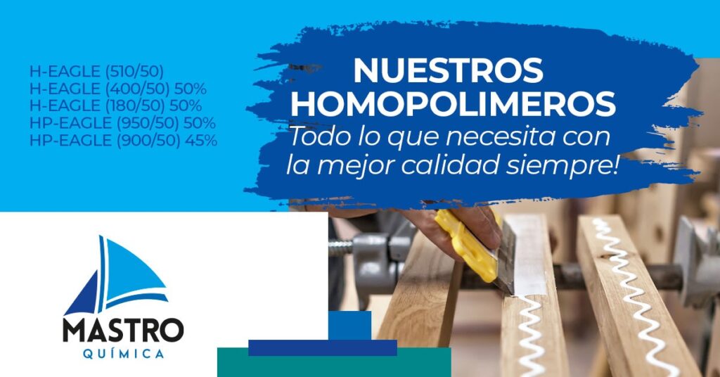 mastro quimica eagle linea homopolímeros adhesivos